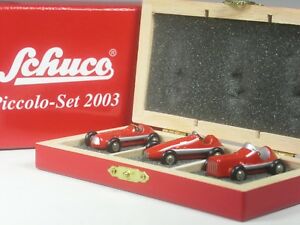 ホビー　模型車　車　レーシングカー モデルピッコロパッケージrarement schuco piccolo jahresset 2003 in emballage dorigine