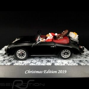 【送料無料】ホビー　模型車　車　レーシングカー ポルシェカブリオレクリスマスエディションブラックモデルporsche 356 cabriolet christmas edition 2019 noir 143 schuco 450268700