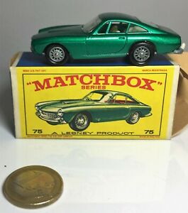 【送料無料】ホビー　模型車　車　レーシングカー マッチ＃フェラーリオリジナルボックスmatchbox lesney 75 ferrari berlinetta, original box, between 60s70s