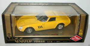【送料無料】ホビー 模型車 車 レーシングカー フェラーリイエローguiloy 118 67526 ferrari gto 1964 yellow