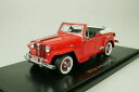 【送料無料】ホビー 模型車 車 レーシングカー ジープカブリオレネオwillys jeepster jeep cabriolet rouge 143 neo 4...
