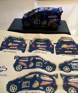 【送料無料】ホビー　模型車　車　レーシングカー ラリールノートゥインゴプロトjps 143 rally kp178 renault twingo proto andros 1999