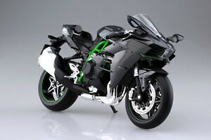 楽天hokushin【送料無料】ホビー　模型車　車　レーシングカー オートバイモデルkawasaki ninja h2 moto modele deja assemble 112 aoshima