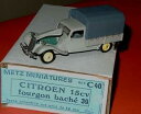 【送料無料】ホビー 模型車 車 レーシングカー ミニチュアメッツボックスファブリックcreation metz miniature citroen tav 15 cv bache 39 neuve en boite belle fabric