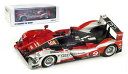 【送料無料】ホビー 模型車 車 レーシングカー スパークアウディルマン#スケールspark 43lm10 audi r15 plus tdi 9 vainqueur du mans 2010 , echelle 143,(3)