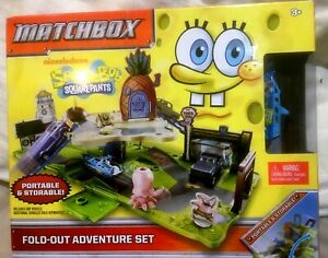 SpongeBob Hot Rod Boat Slot Car Race Set スポンジボブ カー