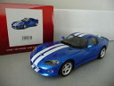 【送料無料】ホビー 模型車 車 レーシングカー ダッジバイパーdodge viper gts bleu blue gt136 gt spirit 118