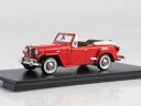 【送料無料】ホビー 模型車 車 レーシングカー コレクションcollection maquette 143, willys jeepster rouge 1948
