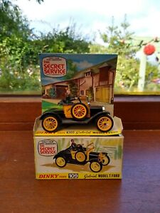 ホビー　模型車　車　レーシングカー シークレットサービスガブリエルフォードモデルボックスdinky 109 service secret gabriel ford modele t comme neuf voiture en original comme neuf box