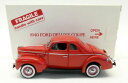 【送料無料】ホビー 模型車 車 レーシングカー デラックスフォードレッドカットスケールdanbury comme neuf 124 echelle moule sous pression 828005 1940 ford deluxe coupe rouge