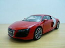 【送料無料】ホビー 模型車 車 レーシングカー アウディaudi r8 v10 52l fsi rouge 118