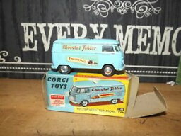 【送料無料】ホビー　模型車　車　レーシングカー ビンテージフォルクスワーゲンファンボックスvintage corgi 441 volkswagen toblerone van split ecran near comme neuf boxed