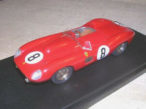【送料無料】ホビー　模型車　車　レーシングカー フェラーリルマンエヴァンスリーダーモデルferrari 315 s 24 h le mans 1957 n8 lewins evans leader model 143 true
