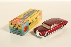 ホビー　模型車　車　レーシングカー コーギーメルセデスベンツプルマンボックスcorgi toys 247, mercedes benz 600 pullman, comme neuf dans box ab2203