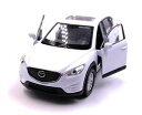 【送料無料】ホビー　模型車　車　レーシングカー sホワイトマツダモデルemazda cx5 maquette de voiture auto blanc masstab 13 4 licence