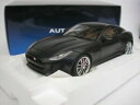 【送料無料】ホビー 模型車 車 レーシングカー ジャガーマットカットjaguar ftype coupe r 2015 noir mat 118 autoart...