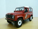 【送料無料】ホビー 模型車 車 レーシングカー ランドローバーディフェンダーレッドland rover defender 90 rouge amp; blanc 118 rhd 4x4