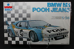 【送料無料】ホビー　模型車　車　レーシングカー プージーンズレアバージョンyd006 esci 124 maquette voiture 3042 bmw m1 pooh jeans rare version