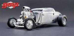 【送料無料】ホビー　模型車　車　レーシングカー グロスカットスチールスケール1934 souffle altered coupe brut acier en 118 echelle par gmp