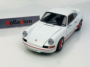 ホビー　模型車　車　レーシングカー ポルシェカレラautoart a78051 porsche 911 carrera rs 27l white 118