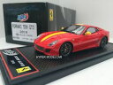 【送料無料】ホビー　模型車　車　レーシングカー モデルフェラーリストライプbbr model 143 ferrari 599 gto 2010 rouge stripes jaune art bbr c35b1