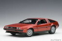 【送料無料】ホビー 模型車 車 レーシングカー メタリックレッドautoart 79918 118 delorean dmc12 1981 metallique rouge neuf