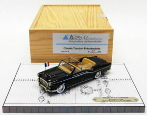 ホビー　模型車　車　レーシングカー シトロエントションヒコスケールモデルモデルheco modeles echelle 143 voiture modele 364 mcitroen traction presidentiellenoir