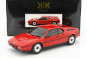 【送料無料】ホビー 模型車 車 レーシングカー スケールbmw m1 e26 rue annee 1978 rouge 112 kkscale