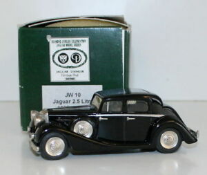 【送料無料】ホビー　模型車　車　レーシングカー ミニチュアスケールジャガーmilstone miniatures echelle 143 jw10 1937 jaguar 25 l saloonnoir