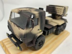 【送料無料】ホビー　模型車　車　レーシングカー カマスラードハンドメイド143 kamaz grad bm21 mlrs ..