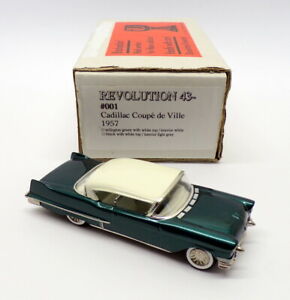 【送料無料】ホビー　模型車　車　レーシングカー スケールカップアーリントングリーンvf revolution 43 143 scale 001 1957 cadillic coupe de ville arlington green