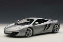 【送料無料】ホビー　模型車　車　レーシングカー マクラーレンシルバーモデルmclaren mp412c 2011 silver 118 model 76007 autoart