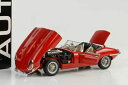【送料無料】ホビー 模型車 車 レーシングカー ジャガータイプロードスターシリーズダイカスト1961 jaguar etype 38 roadster serie 1 rouge diecast 118 autoart 73601