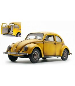 ホビー　模型車　車　レーシングカー フォルクスワーゲンセダンイエローvolkswagen beetle saloon 1961 yellow aged invecchiato 112