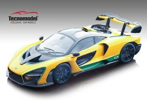 【送料無料】ホビー　模型車　車　レーシングカー マクラーレンセナブラジルカラーバージョンモデルmclaren senna 2018 brazil colour ..