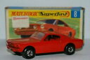 【送料無料】ホビー 模型車 車 レーシングカー マッチフォードマスタングレッドボディmatchbox no 8 a ford mustang rouge corps amp; interieur rouge tres rare version cret