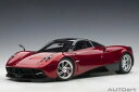 【送料無料】ホビー 模型車 車 レーシングカー メタリックレッドシルバーホイールautoart 12234 112 composite pagani huayra metallique rouge argent roues