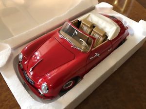 ホビー　模型車　車　レーシングカー モデルポルシェカブリオレschuco 118 1955 porsche 356 a cabriolet fini en rouge shu00310