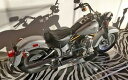 yzzr[@͌^ԁ@ԁ@[VOJ[ XP[frbh\{bNXIharley davidson flstf fat boy in 14 scale with display case