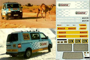 【送料無料】ホビー 模型車 車 レーシングカー ハンメルフェストダカールデカールデカールvw t5 hammerfest dakar 143 autocollant decalcomanie