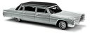 【送料無料】ホビー 模型車 車 レーシングカー ブッシュホスケールキャデラックリムジンbusch echelle ho 187 cadillac 66 limousine argent bn 42958(3)
