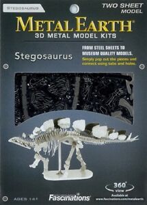 【送料無料】ホビー 模型車 車 レーシングカー スケルトンメタルアースモデルキットstegosaurus skeleton metal earth 3d model kit fascinations