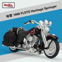 【送料無料】ホビー 模型車 車 レーシングカー ハーレーダビッドソンスプリンガーバイクオートバイモデル118 maisto harley davidson 1998 flsts heritage springer bike motorcycle model