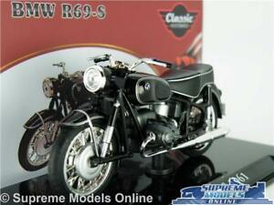 ホビー　模型車　車　レーシングカー オートバイモデルスケールブラックネットワーククラシックアトラスbmw moto r69s modele echelle 124 noir ixo 1961 classic atlas museum r69s k8