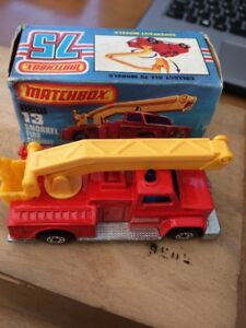 ̵ۥۥӡϷ֡֡졼󥰥 ޥåΡmatchbox 13 snorkel fire engine boxed 1977