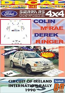 ̵ۥۥӡϷ֡֡졼󥰥 ǥեɥ饳ޥ졼decal ford sierra 4x4 rs cosworth c mcrae c of ireland r 1990 3rd 02