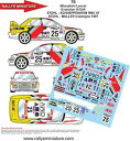 【送料無料】ホビー　模型車　車　レーシングカー デカールランサーラリースペインカタロニアラリーdecals 132 ref 76 mitsubishi lancer stohl rallye espagne catalogne 1997 rally