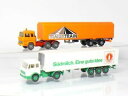 【送料無料】ホビー 模型車 車 レーシングカー トラックトレーラーメルセデスwiking 2 x camion semiremorque remorque train lait sud magirus mercedes 187(3)