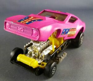 【送料無料】ホビー　模型車　車　レーシングカー マッチスピードキングkフォードムスタングピンクmatchbox speed king k38 dragster ford mustang guss gulper rose