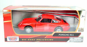 【送料無料】ホビー　模型車　車　レーシングカー ポルシェレッドスケールporsche 911 993 rouge echelle 124 de motormax